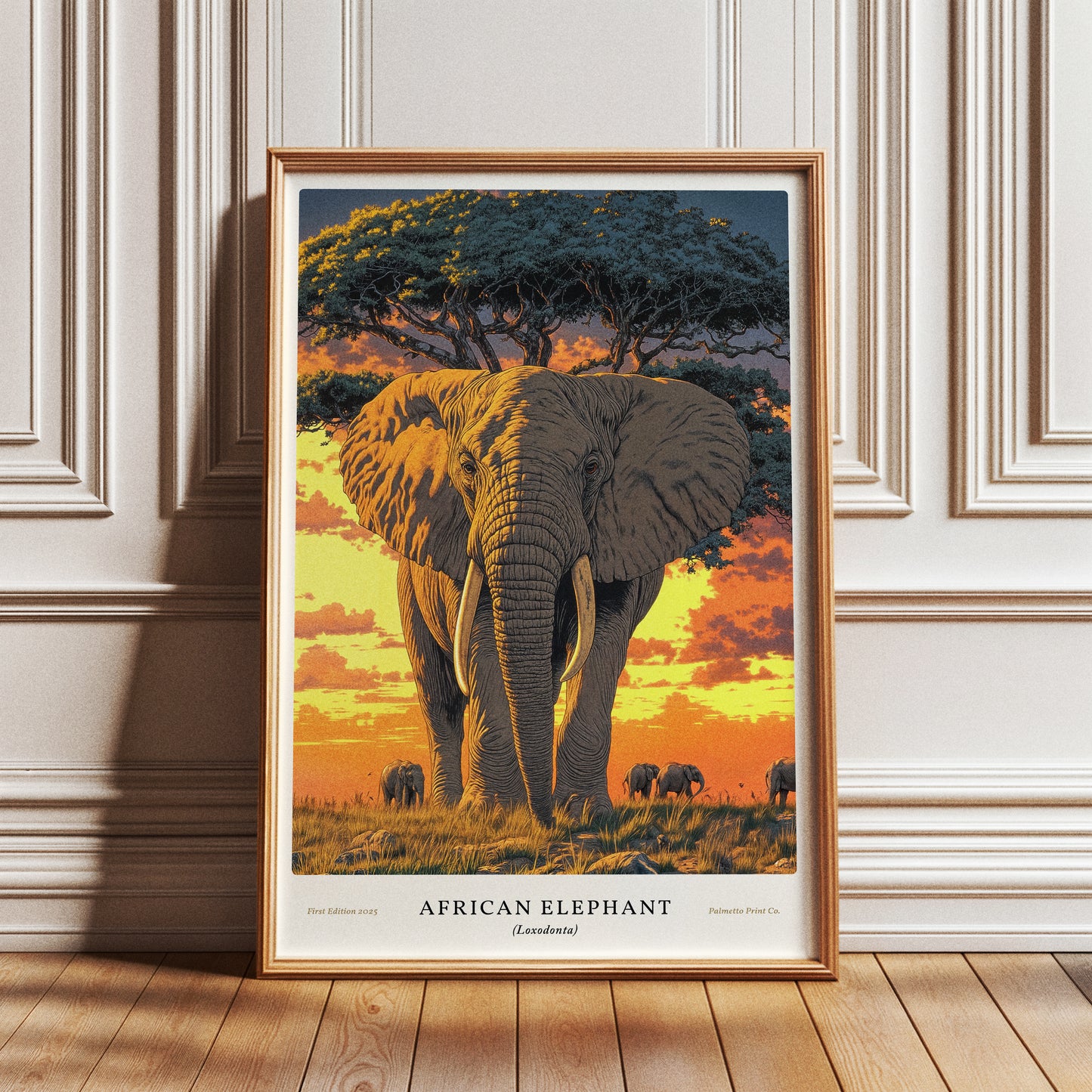 African Elephant Poster