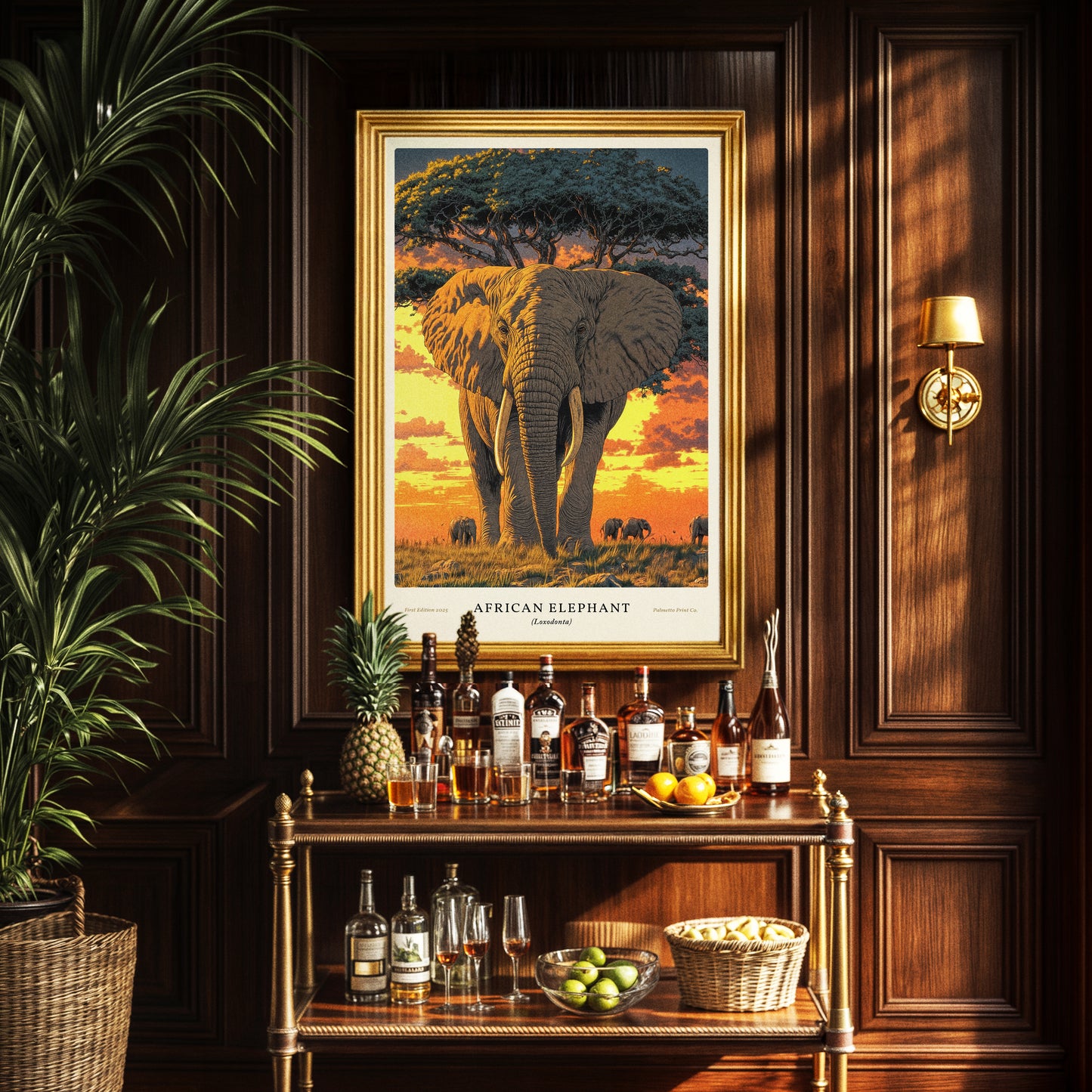 African Elephant Poster