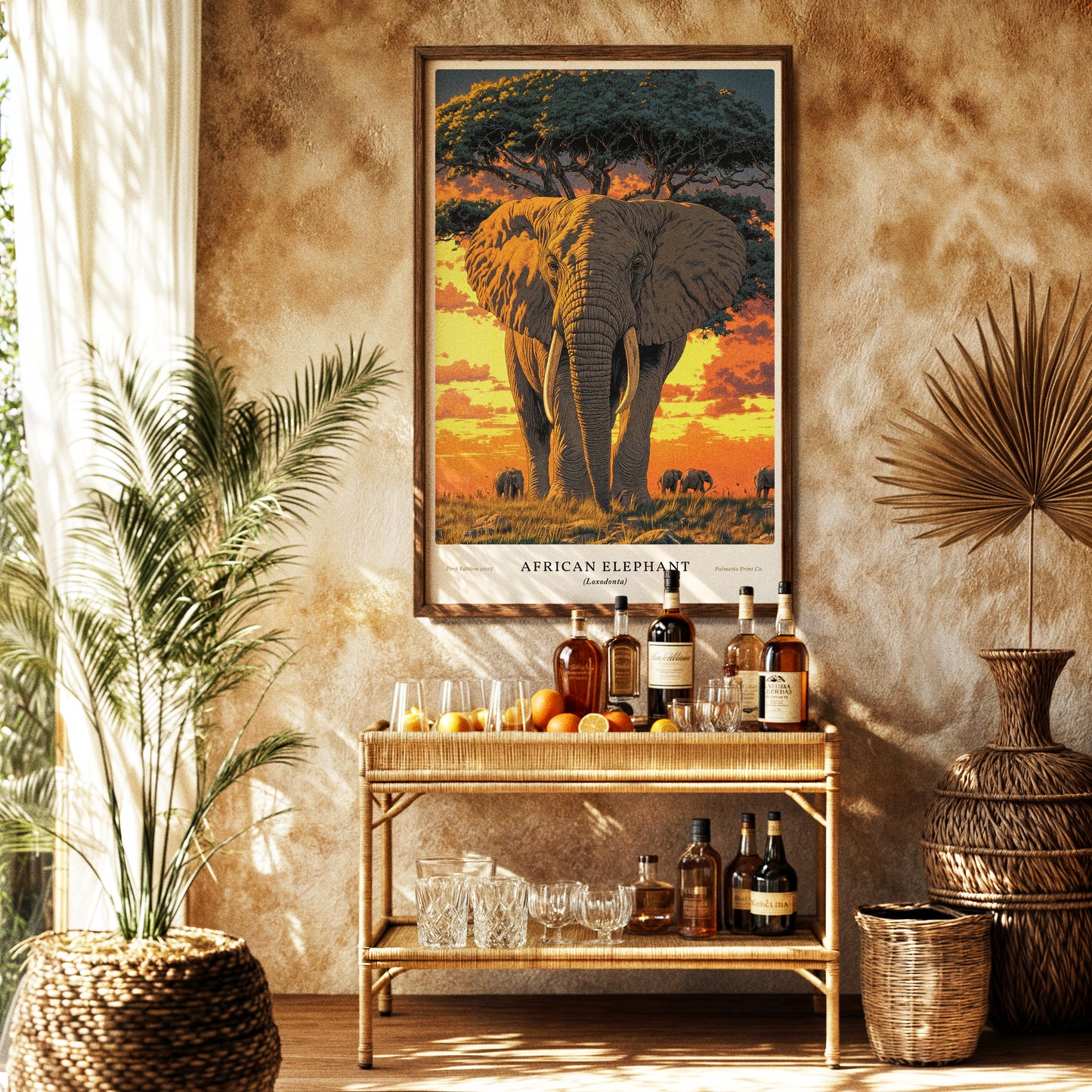 African Elephant Poster