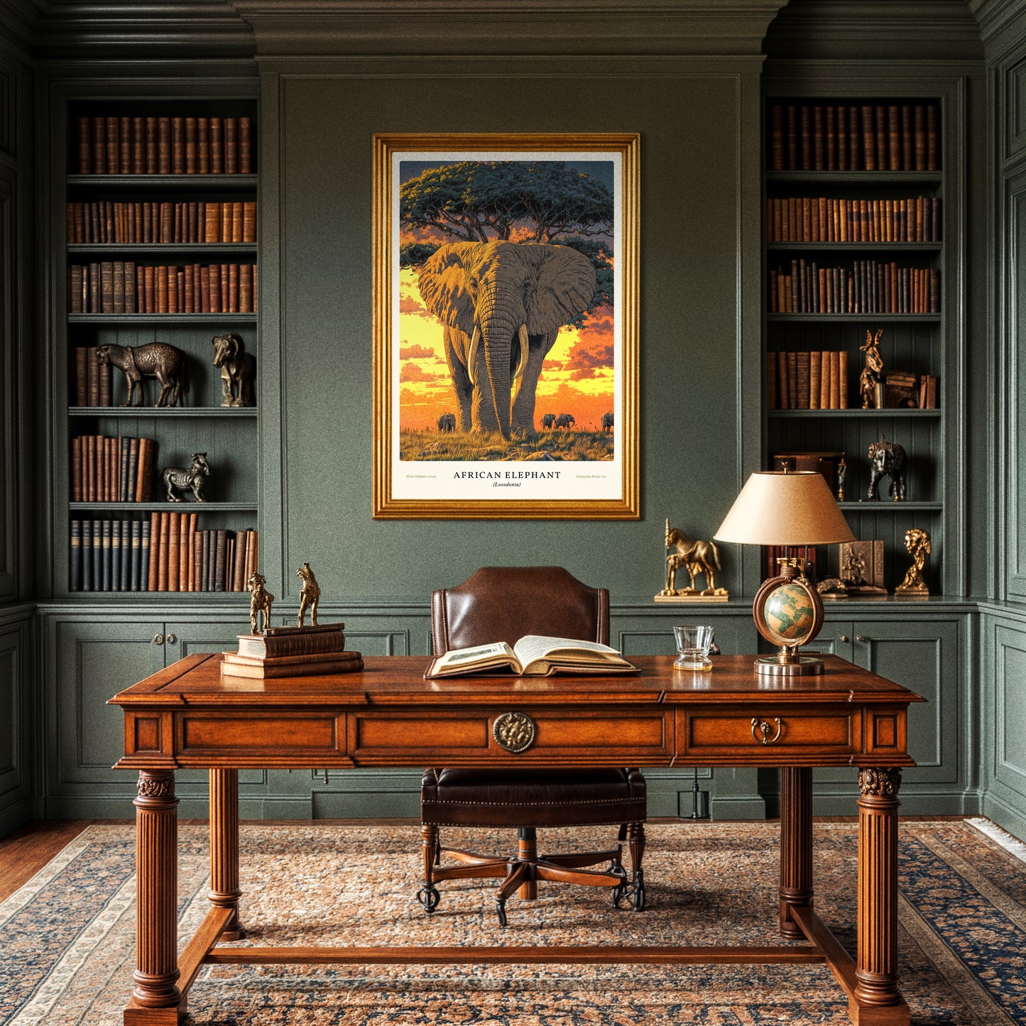 African Elephant Poster
