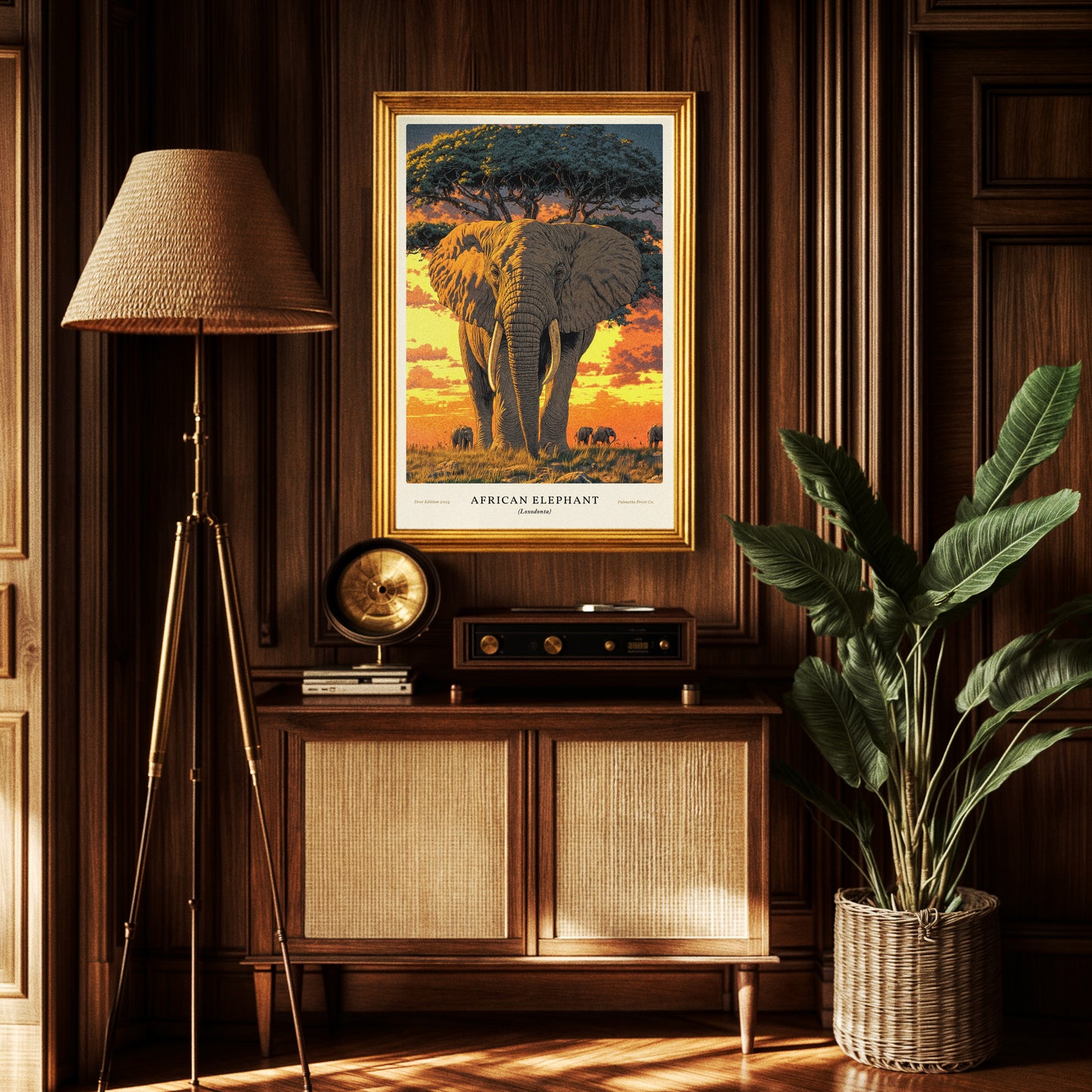 African Elephant Poster