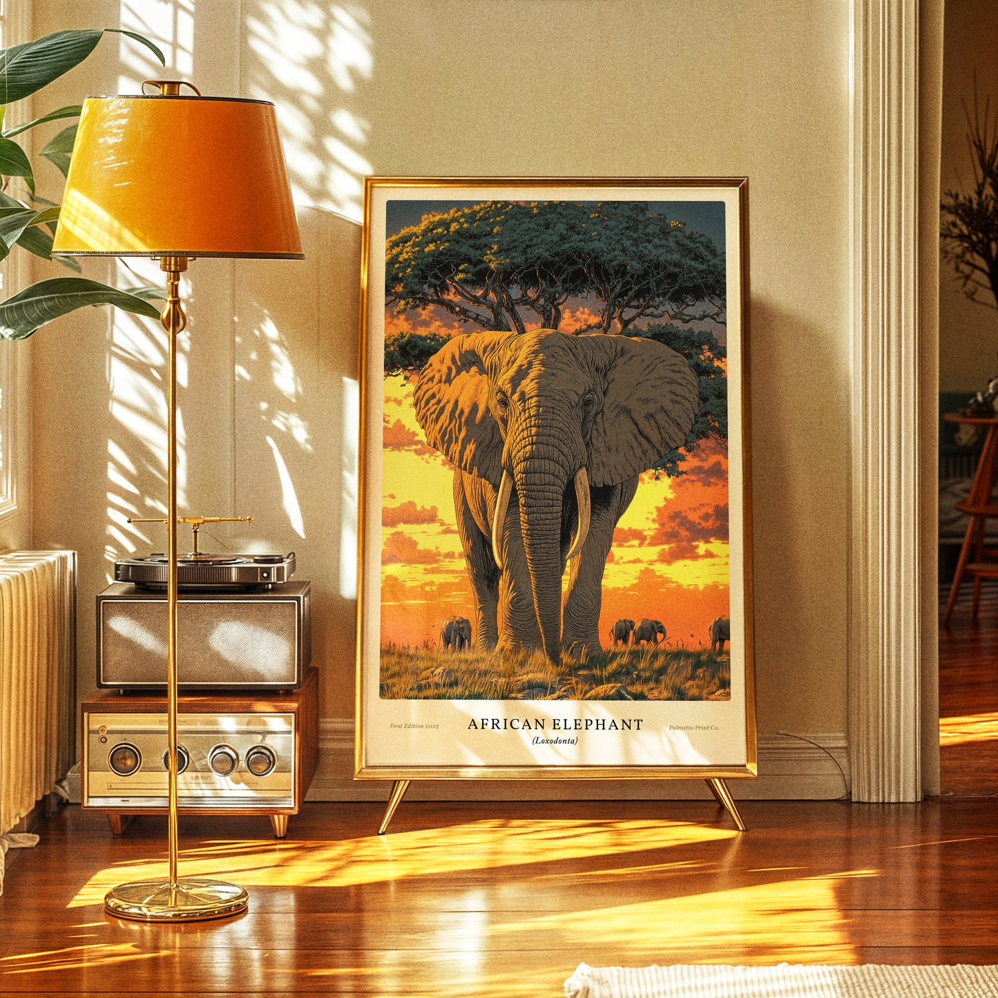 African Elephant Poster