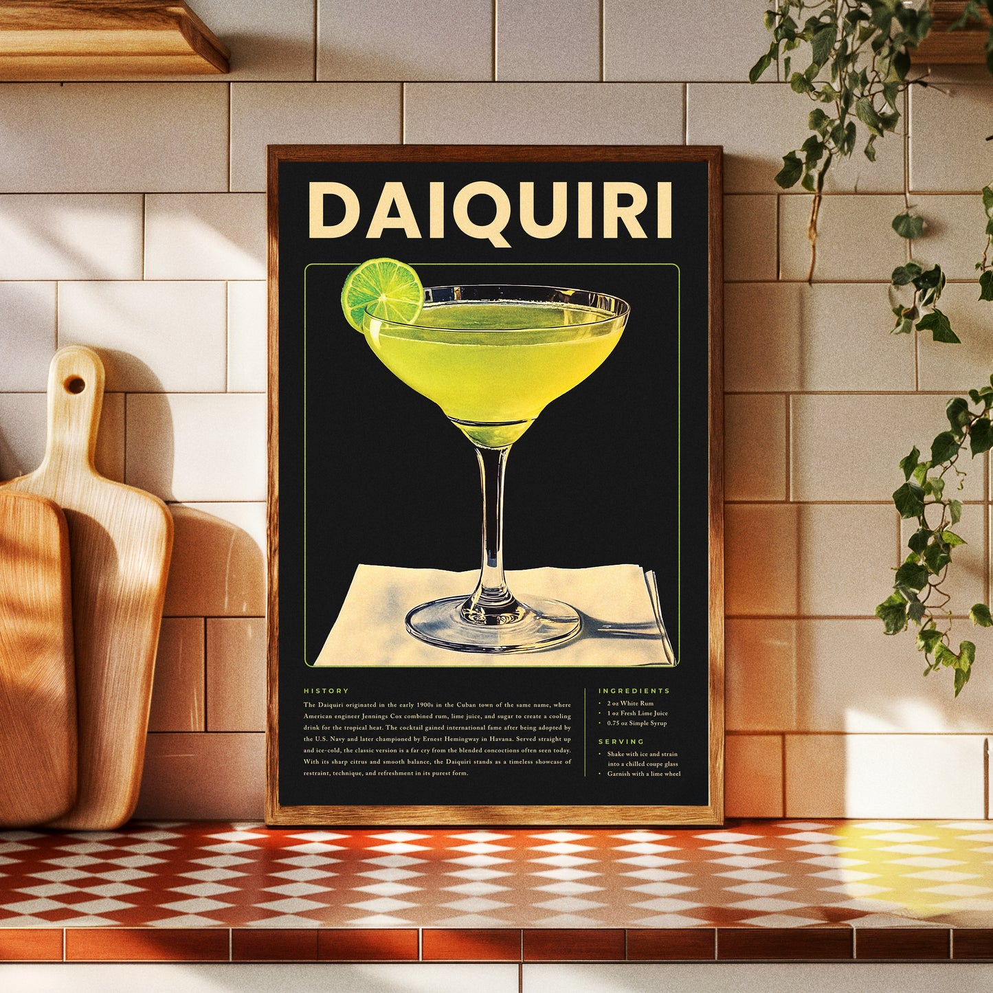 Vintage Daquiri Poster