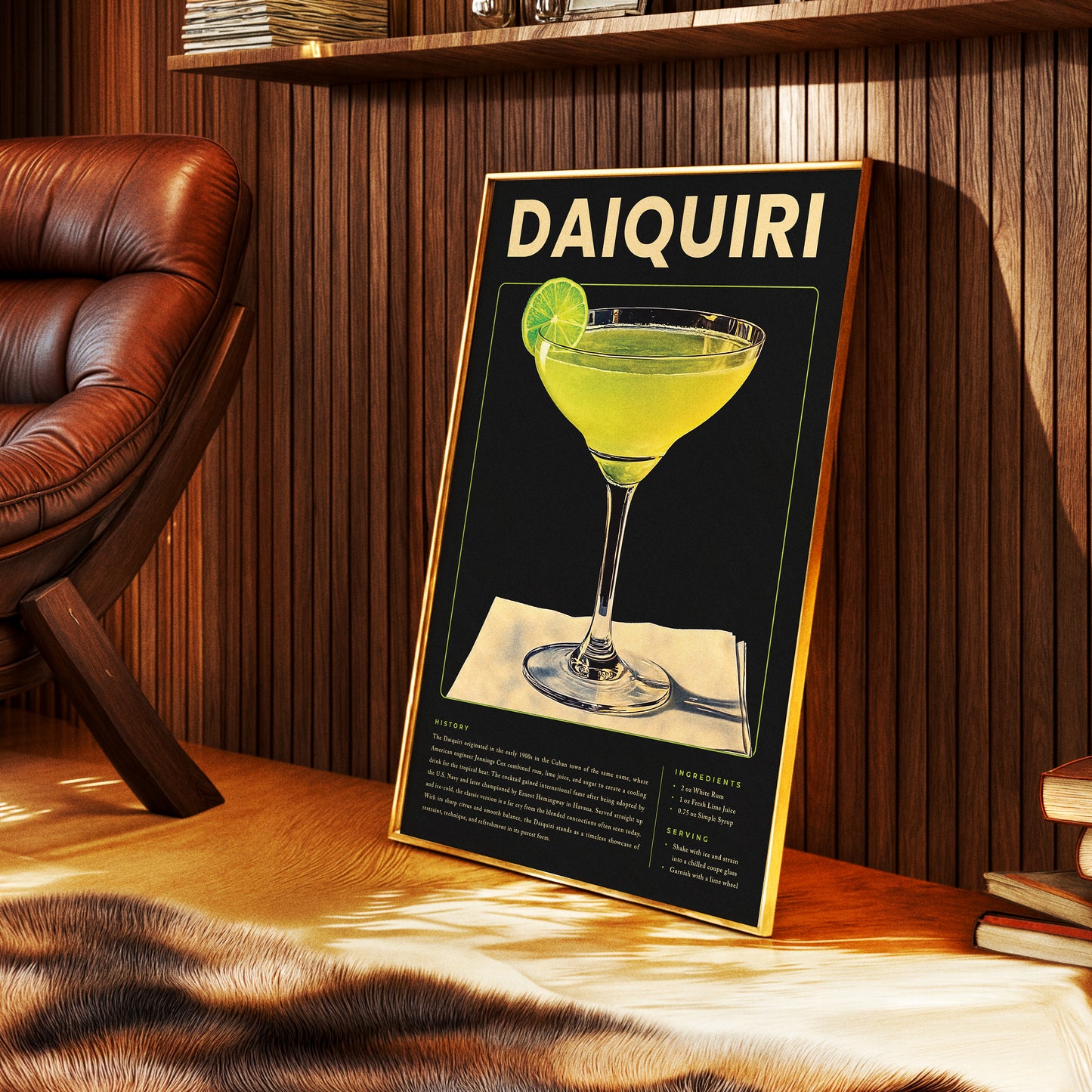 Vintage Daquiri Poster
