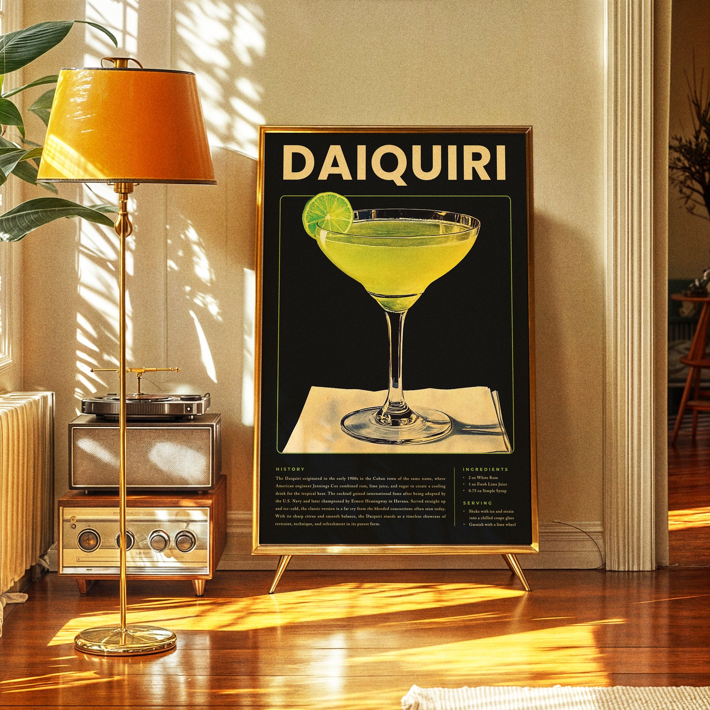 Vintage Daquiri Poster
