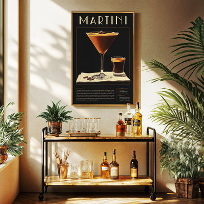 Vintage Espresso Martini Poster