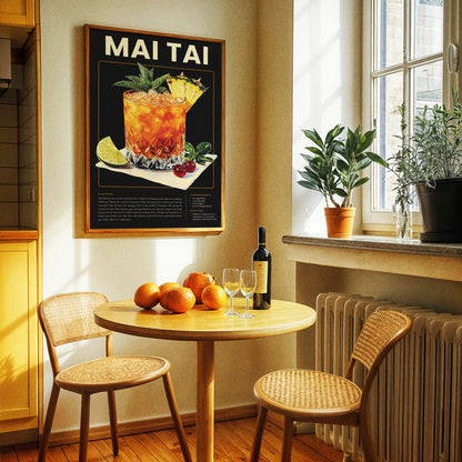 Vintage Mai Tai Poster