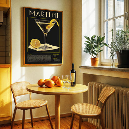 Vintage Vesper Martini Poster